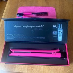 Hair Styling Tool Straightens Curls and Blow Drys